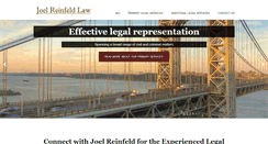 Desktop Screenshot of joelreinfeldlaw.com